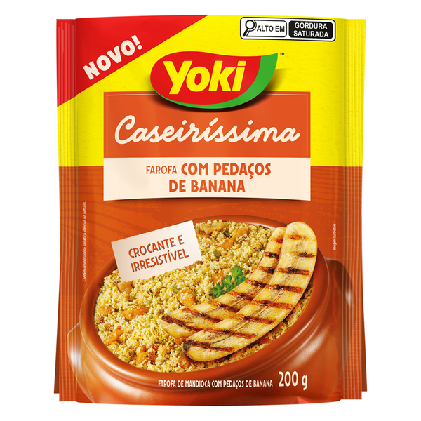 FAROFA YOKI 200G PEDACOS BANANA