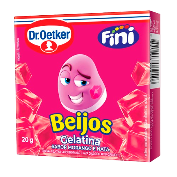 GELAT DR OETKER 20G FINI BEIJO MORANGO