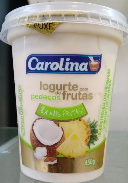 IOGURTE CAROLINA 450G COCO/ABACAXI
