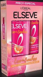 KIT SH ELSEVE 375ML+COND 170ML LISO SONHOS ALINHADOR