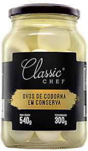 OVO CODORNA CONSERVA CLASSIC CHEF 300G