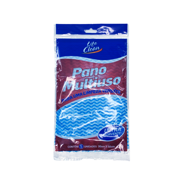PANO LIFE CLEAN MULTIUSO C/5 AZUL