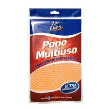 PANO LIFE CLEAN MULTIUSO C/5 LARANJA