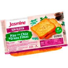 PAO JASMINE 350G S/GLUTEN CHIA ERVAS