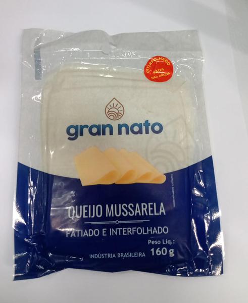 QUEIJO GRAN NATO 160G MUSSARELA FATIADO
