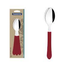 TALHER TRAMONTINA C/3 COLHER VERM