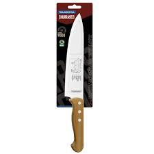 TALHER TRAMONTINA FACA CHURRASCO NAT WOOD
