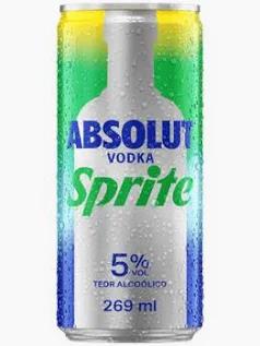 VODKA ABSOLUT 269ML SPRITE
