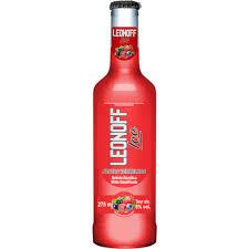 VODKA LEONOFF ICE 275ML FRUTAS VERMELHAS