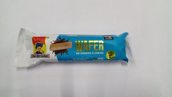 WAFER DA TERRINHA 25G COOKIE CREAM C/ WHEY ZERO