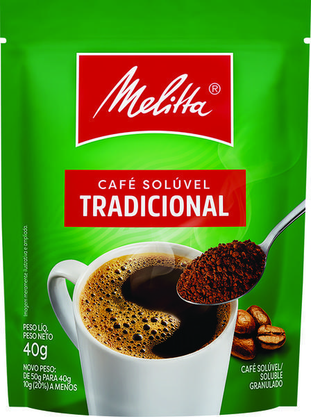CAFE SOLUVEL MELITTA 40GR TRADICIONAL