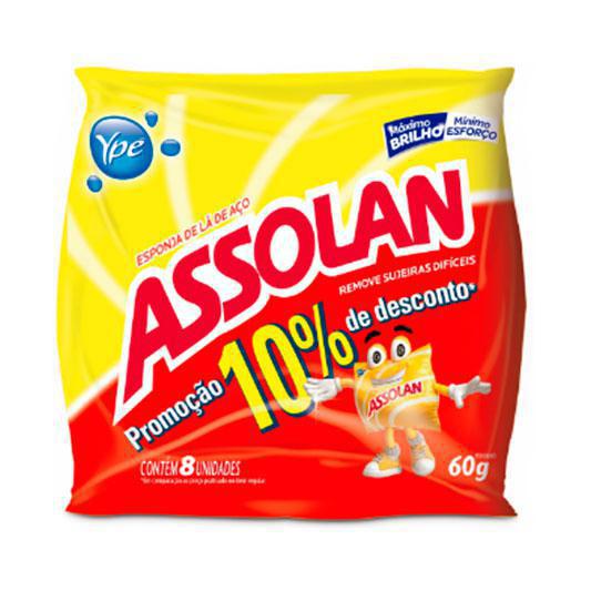 ESPONJA AÇO ASSOLAN 45GR