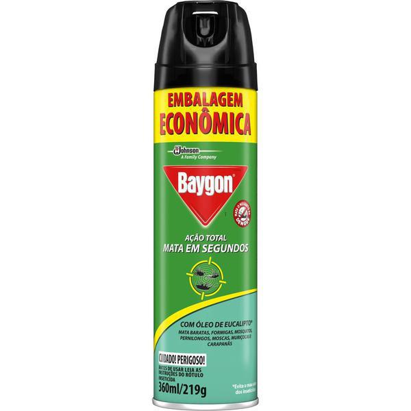 INSET AERO BAYGON AÇAO TOT 360ML EUCALIPTO