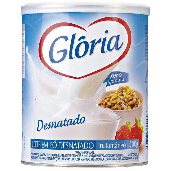 LEITE PO GLORIA LT 300GR DESNATADO REF007011