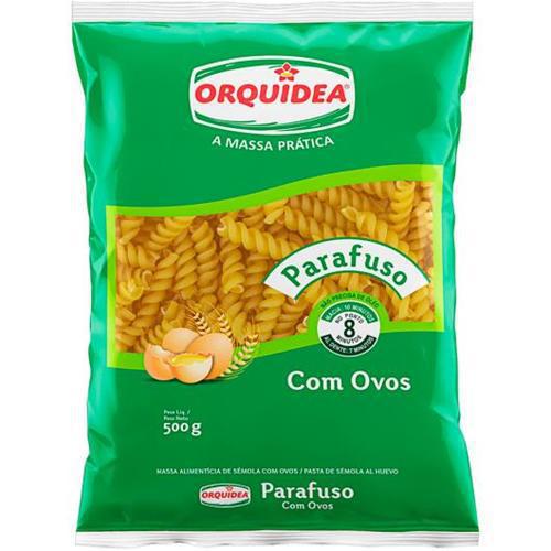 MASSA SEMOLA ORQUIDEA 500GR PARAFUSO