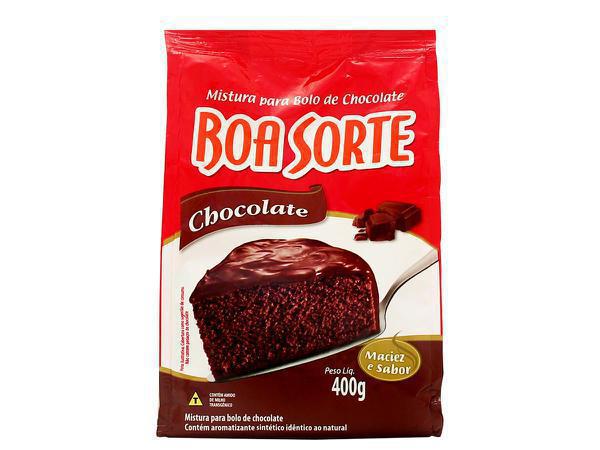 MIST BOLO BOA SORTE 400GR CHOCOLATE REF249