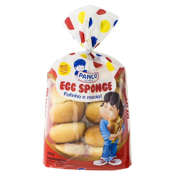 PAO PANCO 250GR EGG SPONGE C/10 REF00010568