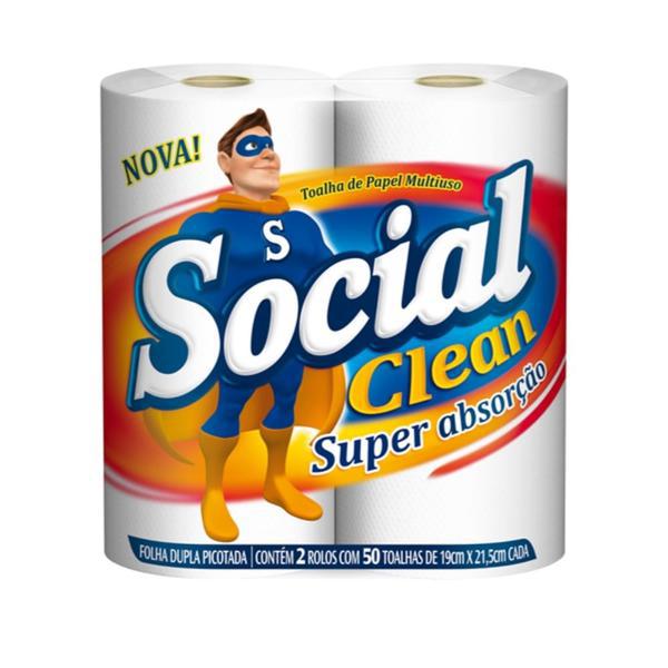 PAPEL TOALHA SOCIAL CLEAN C/2 REFPA442712210
