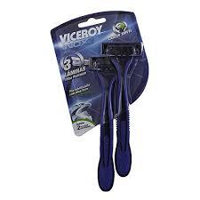 APARELHO BARBEAR VICEROY INOX 3 AZUL COM 2