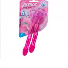 APARELHO BARBEAR VICEROY INOX 3 ROSA COM 2