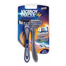 APARELHO BARBEAR VICEROY INOX 4 AZUL COM 2