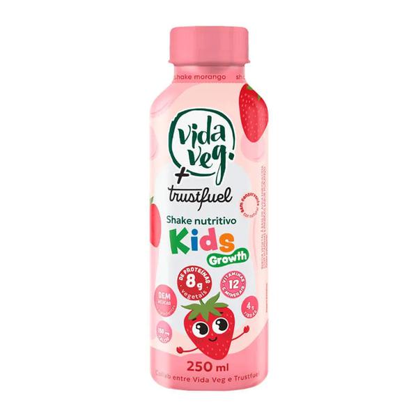 BEBIDA VIDA VEG SHAKE KIDS 250ML MORANGO