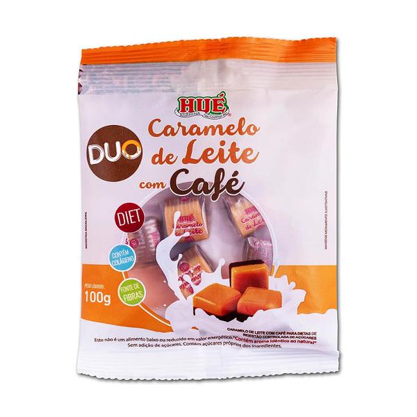 CARAMELO DE LEITE HUE DIET COM CAFE 100G