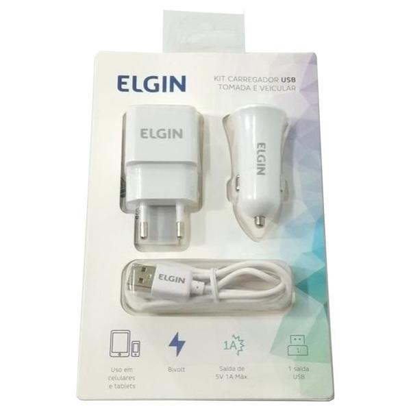 CARREGADOR ELGIN 3X1 MICRO