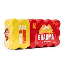 CERVEJA BRAHMA LATA 350ML PACK 18
