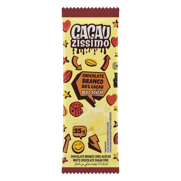 CHOC CACAUZISSIMO 25G 26% BRANCO ZERO