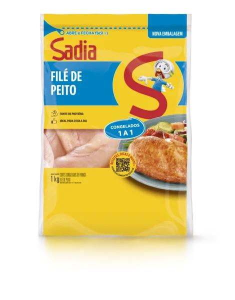 FILE PEITO FRANGO SADIA PCT 1KG IQF