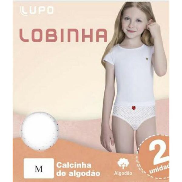 KIT CALCINHA INFANTIL LUPO LOBINHA