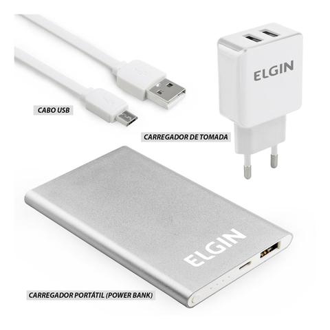 KIT CARREGADOR ELGIN 3X1