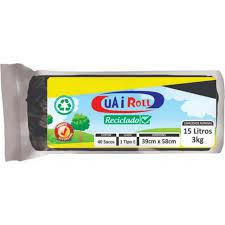 SACO LIXO UAI ROLO 15L C/ 40