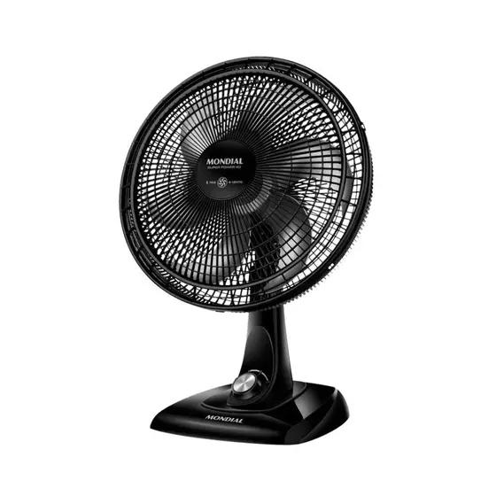 VENTILADOR MESA MONDIAL 127V PRETO
