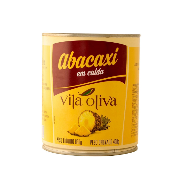 ABACAXI EM CALDA VILA OLIVA 400G LATA