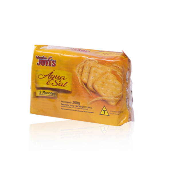 BISCOITO JUVIS 300G AGUA E SAL