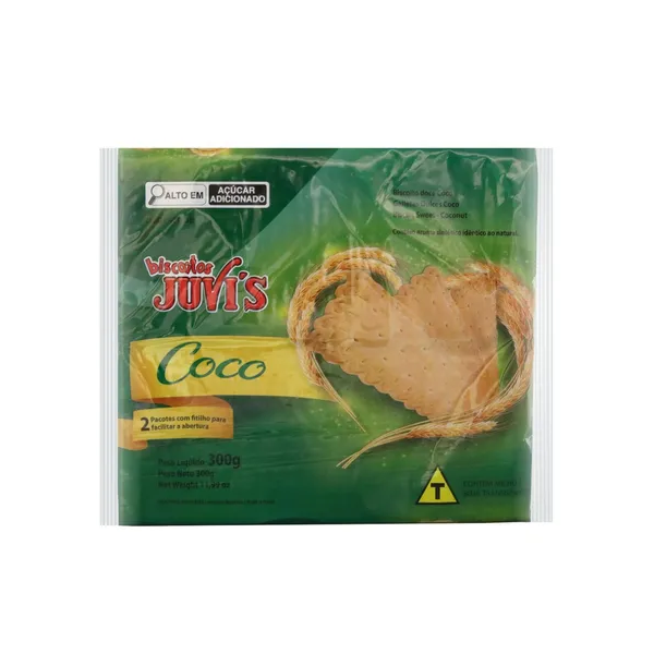 BISCOITO JUVIS 300G COCO