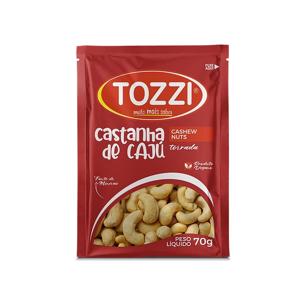 CASTANHA DE CAJU TOZZI 70G SACHE