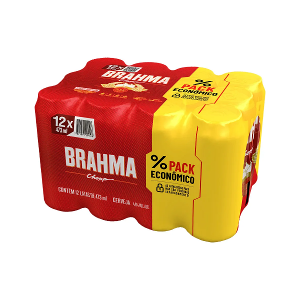 CERVEJA BRAHMA CHOPP 473ML PACK C/12