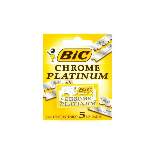 LAMINA BARBEAR BIC C/ 5UN PLATINUM