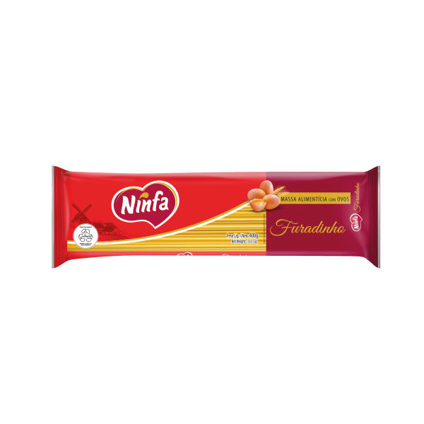 MACARRAO NINFA C/ OVOS 400G FURADINHO