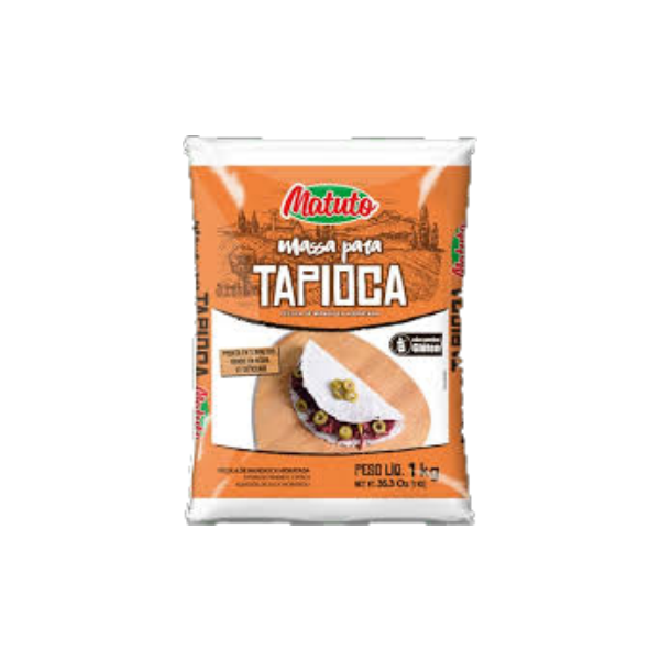 MASSA PARA TAPIOCA MATUTO 1KG FECULA HIDRATADA