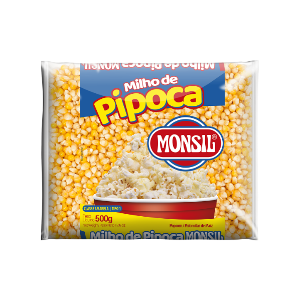 MILHO PIPOCA MONSIL 500G