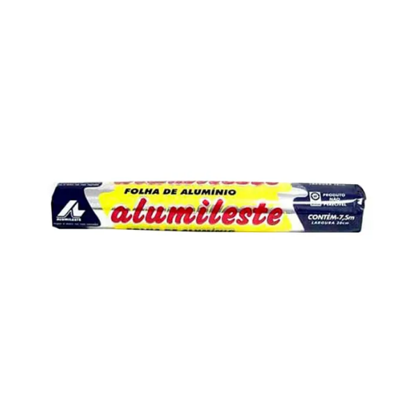 PAPEL ALUMINIO ALUMILESTE 7,5CMX30M