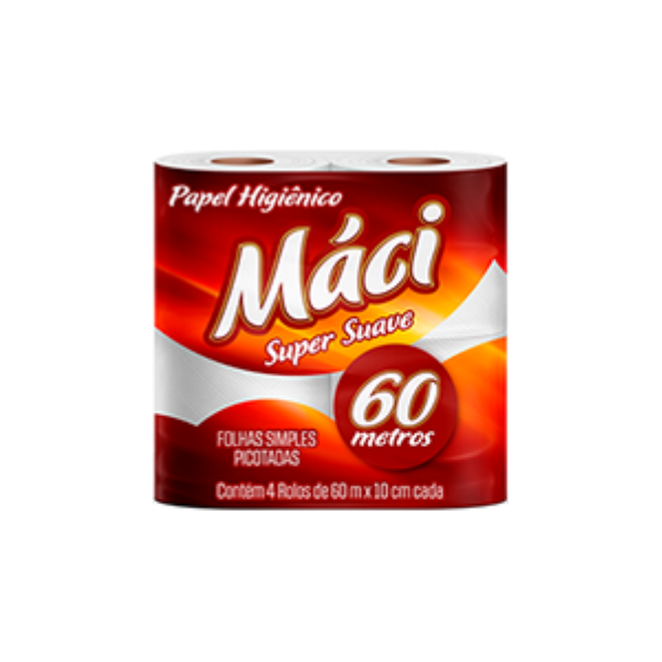 PAPEL HIG. MACI 60MT C/4UN