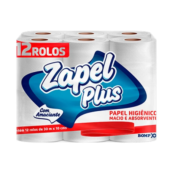 PAPEL HIG ZAPEL 30MT C/12