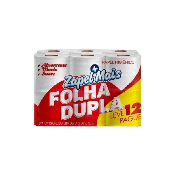 PAPEL HIG ZAPEL 30MT C/12 MAIS