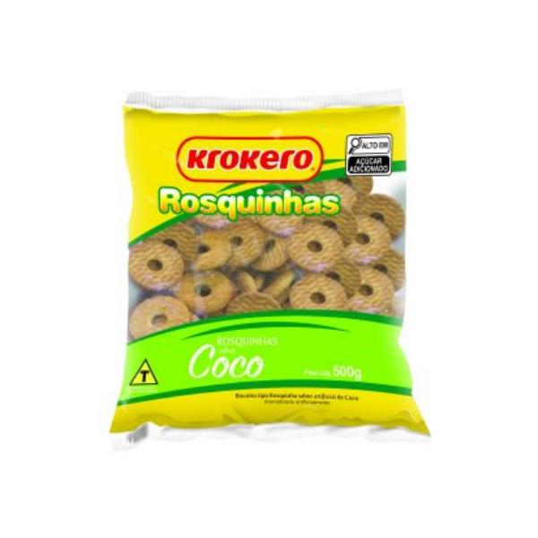 ROSQUINHA KROKERO 500G COCO