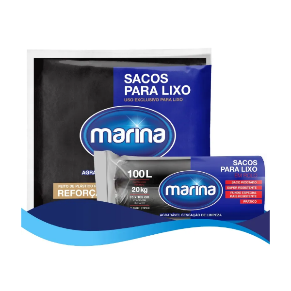 SACO P/ LIXO MARINA 100L
